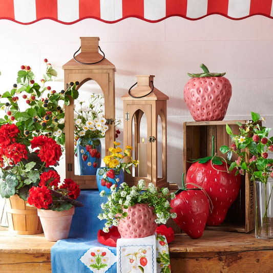 16" Paper Mache Strawberry