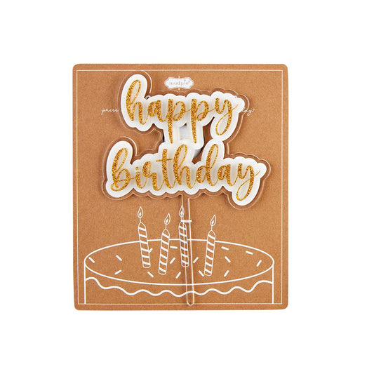 Happy Birthday Cake Topper