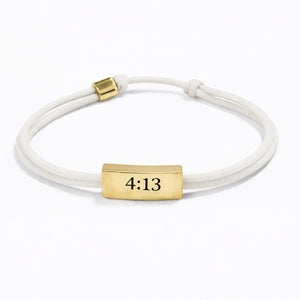 Sentiment Cord Bracelet - Philippians 4:13