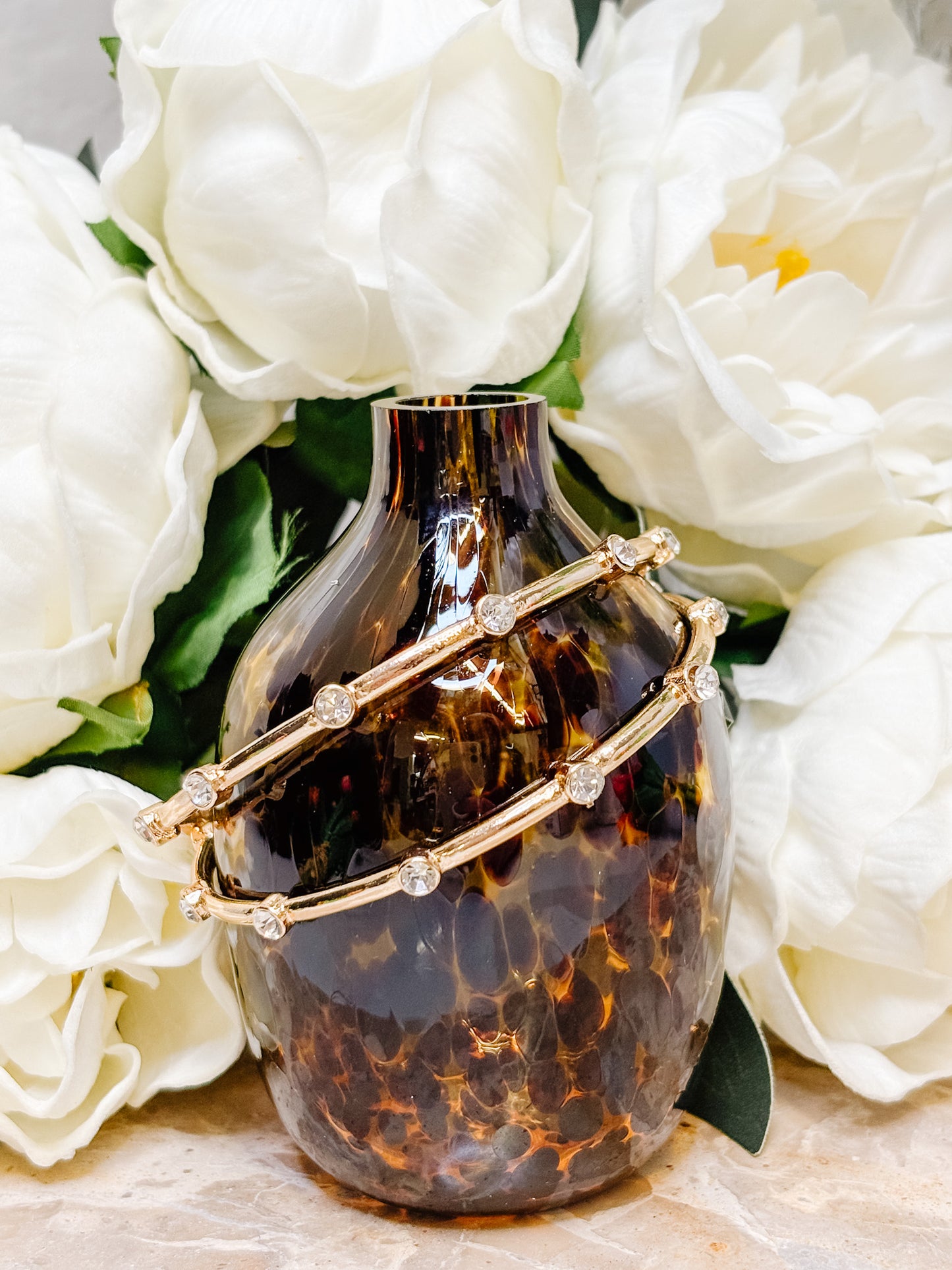 Kelse Gold Clear Bracelet