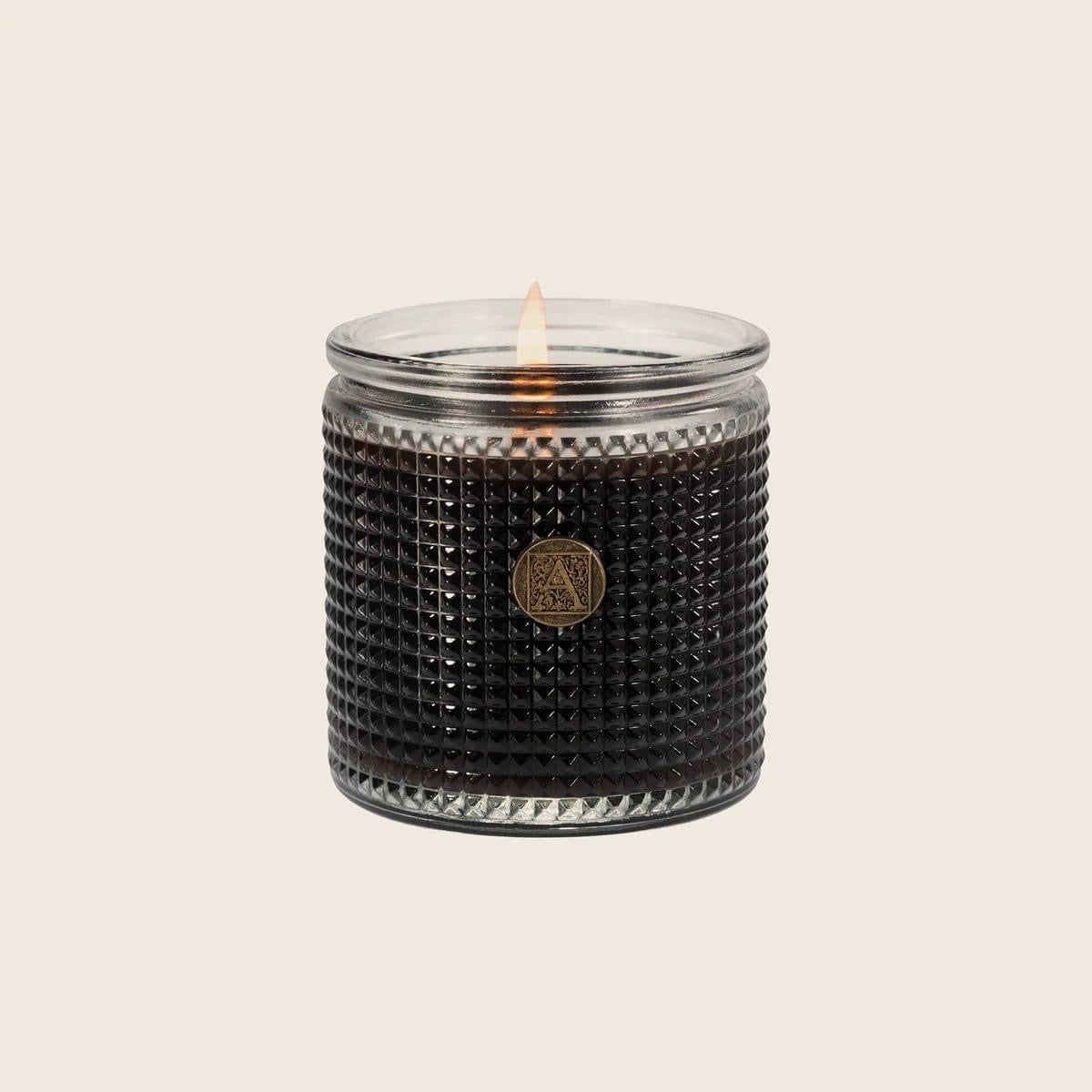 Aromatique Textured Glass 6oz Candle -