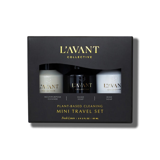 L'AVANT Mini Travel Set in Fresh Linen Scent