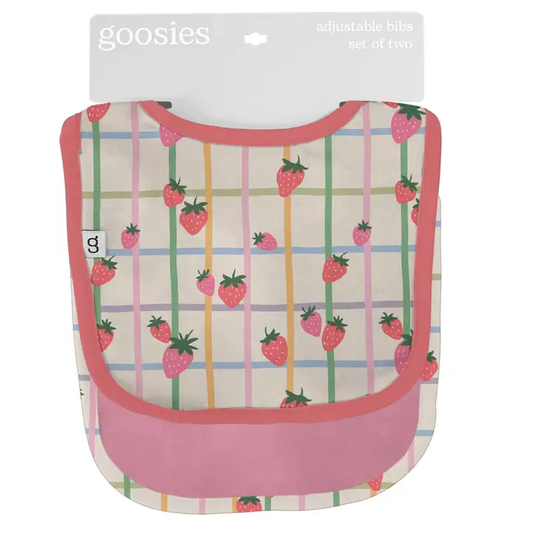 Strawberry Patch Bib Set