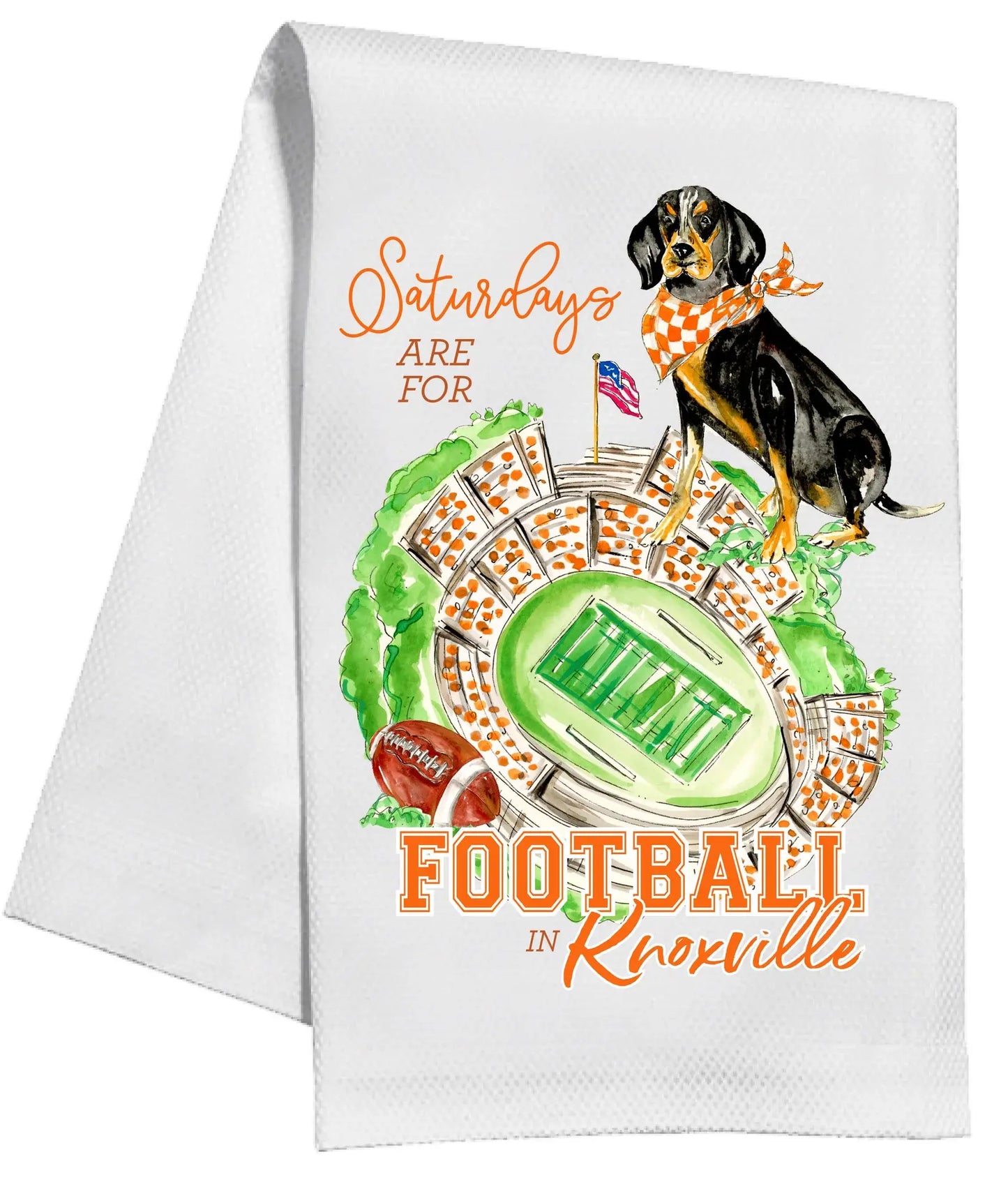 Kitchen Towel: Saturdays are for Football in Knoxville