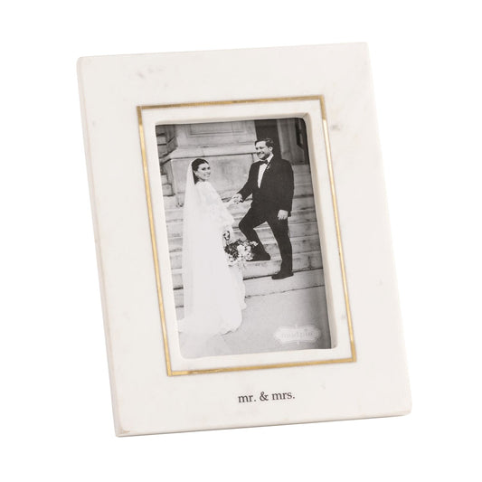 Marble Mr. & Mrs. Wedding Frame