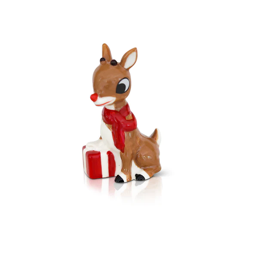 Nora Fleming Mini - Rudolph the Red Nose Reindeer