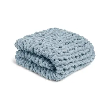 Chunky Knit Throw Blanket