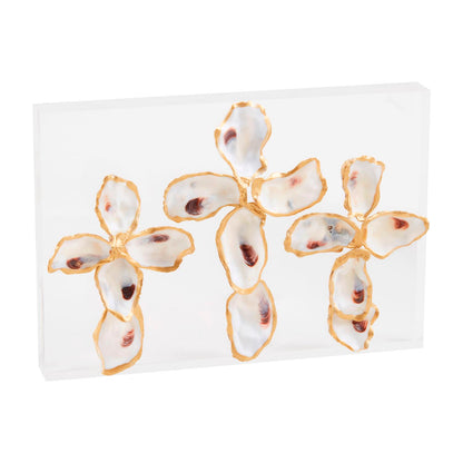 Acrylic Oyster Shell Plaque