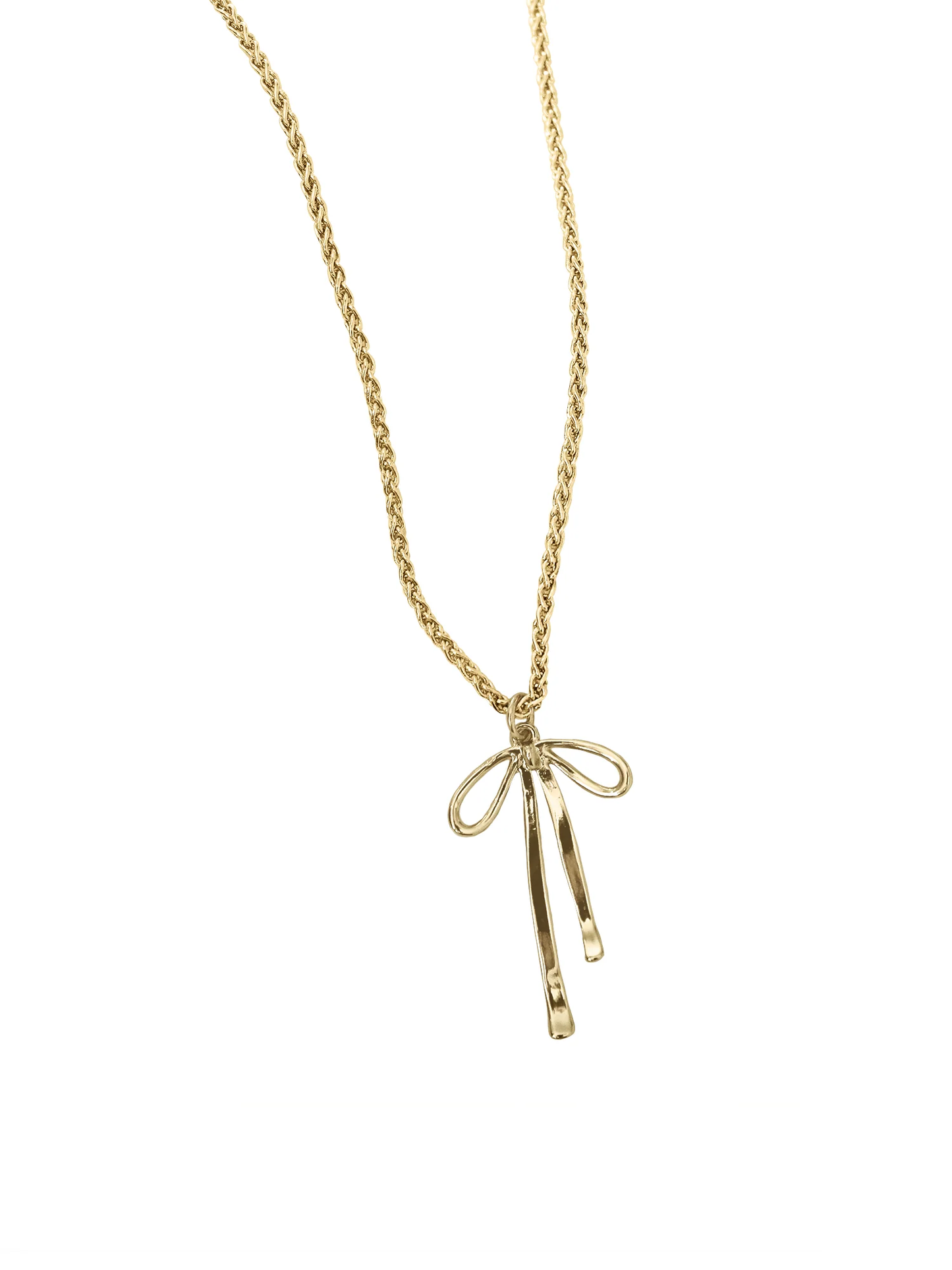 Margo Necklace Gold Bow