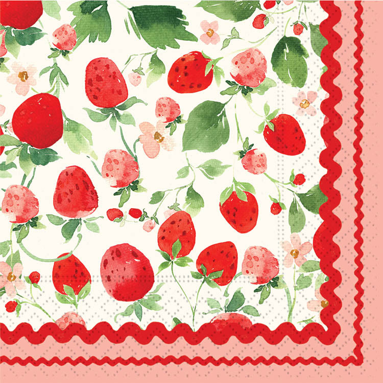 Berry Sweet Paper Beverage Napkin