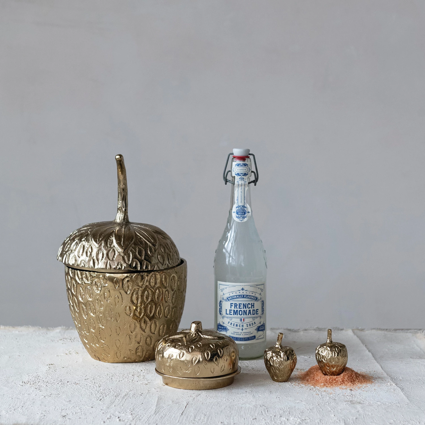 Gold Strawberry Ice Bucket