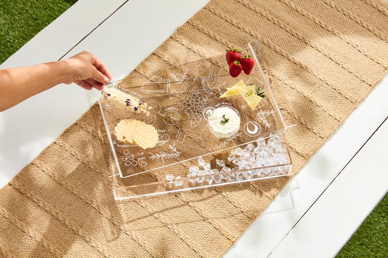 Acrylic Charcuterie Chiller Tray Set