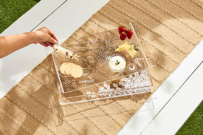 Acrylic Charcuterie Chiller Tray Set