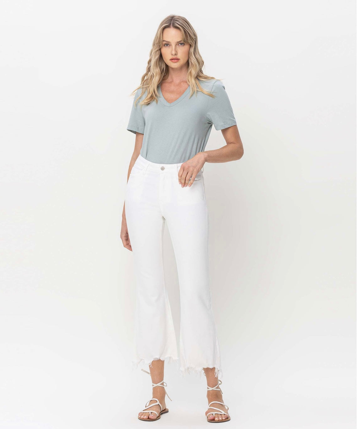 Vintage High Rise Crop Flare