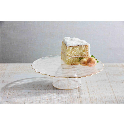 Glass Pedestal / Chip & Dip