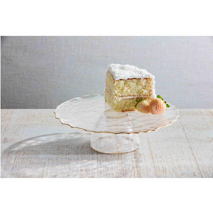 Glass Pedestal / Chip & Dip