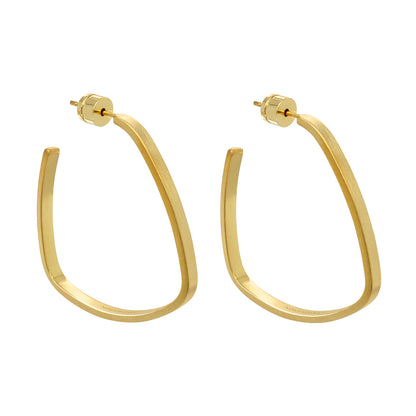 Small Square Hoops by Dean Davidson
