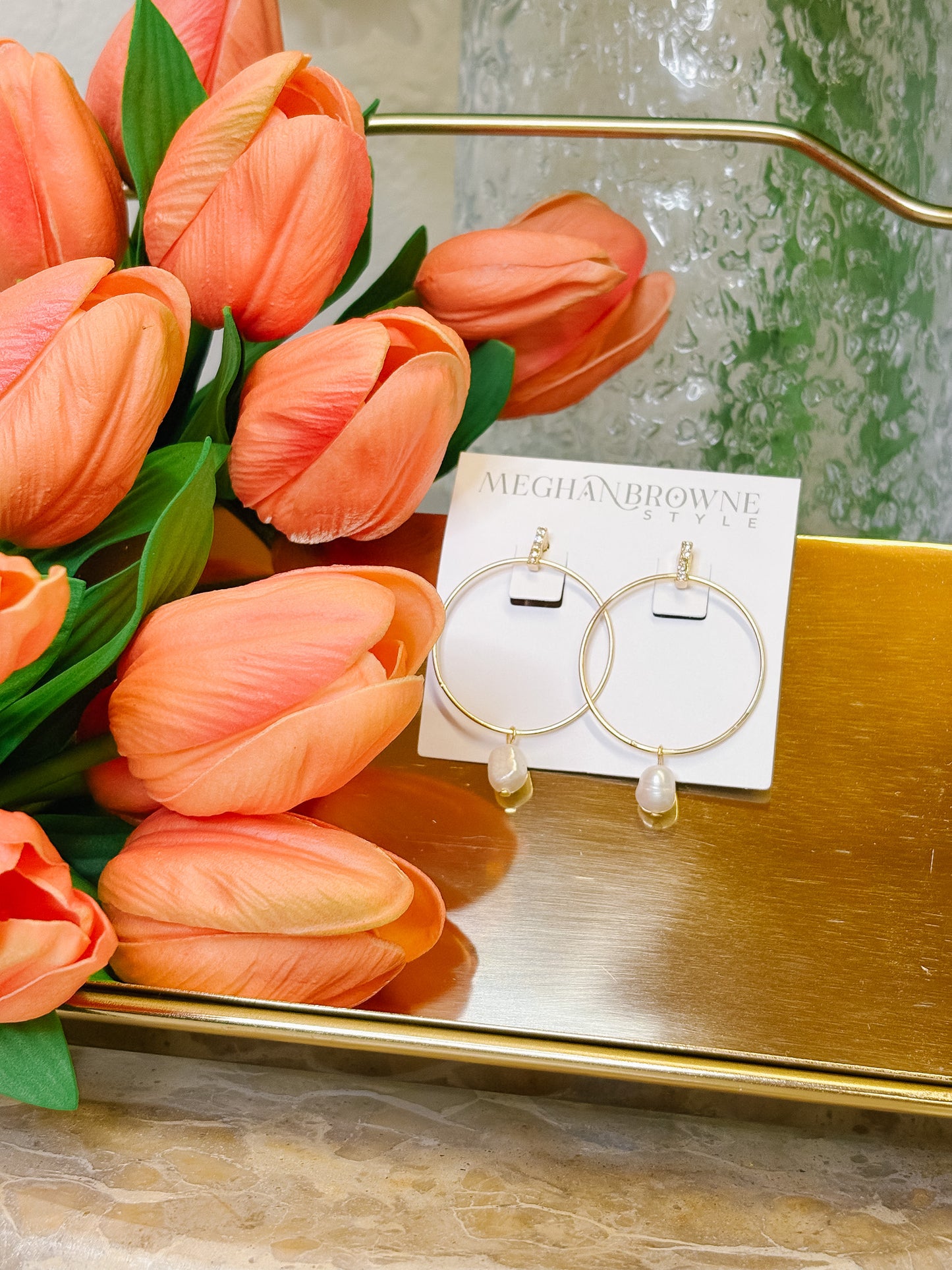 Payne Gold Pearl Earrings