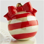 Nora Fleming Mini - (Red Ornament) Deck the Halls
