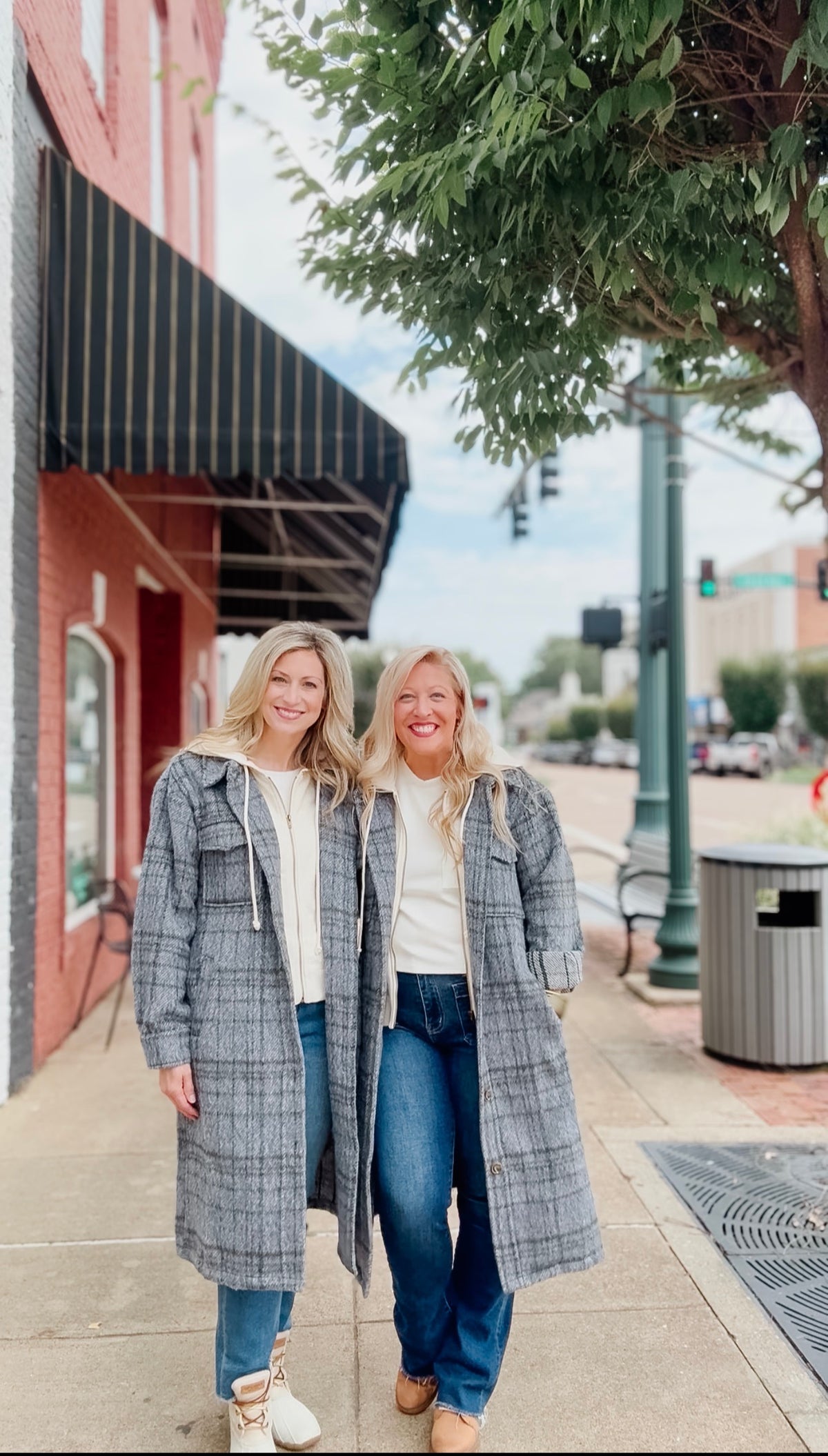 The Twofer Hoodie Plaid Jacket