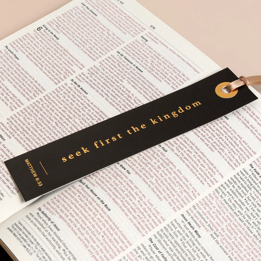 Seek First the Kingdom- Bookmark