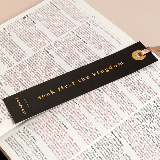 Seek First the Kingdom- Bookmark