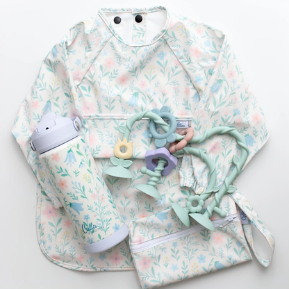 The Grayson Long Sleeve Bib: Wildflower Dreams