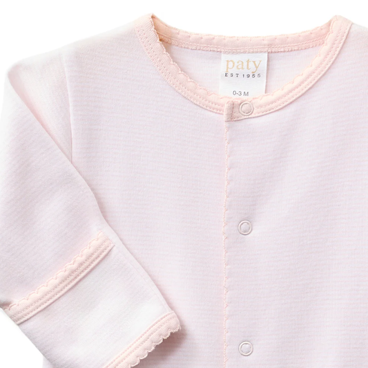 PATY: Striped Converter Pink Stripe 0-3mo