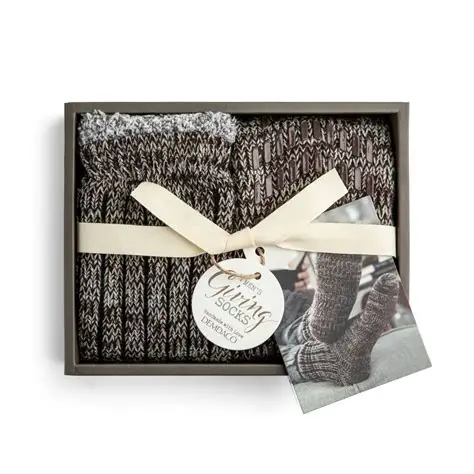 Men's Espresso Giving Socks