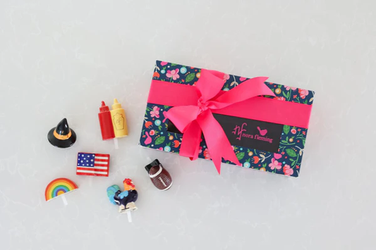 Nora Fleming - Keepsake Box (Floral) 6 piece