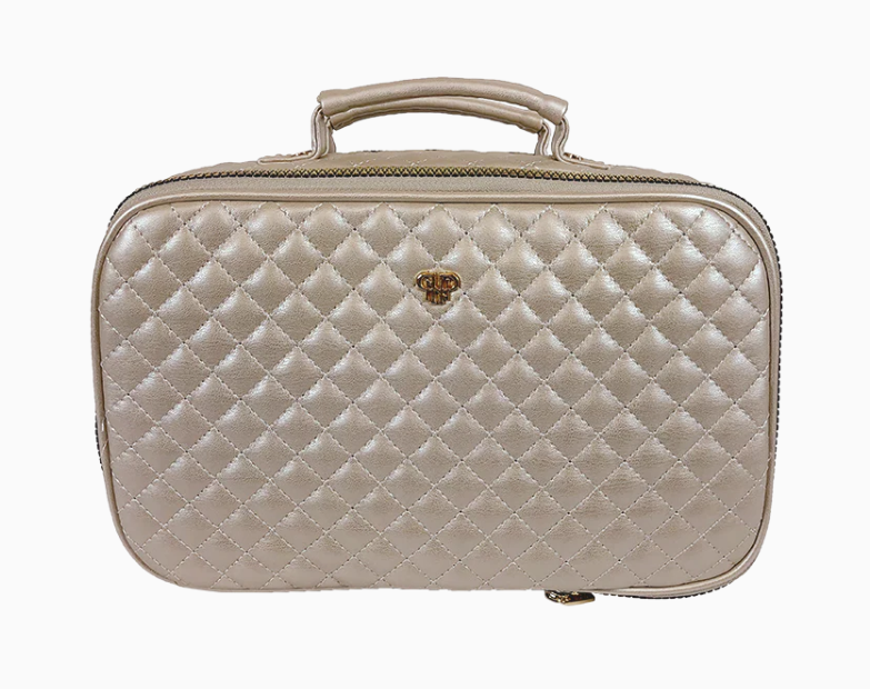 Amour Travel Case: Quilted Pearl