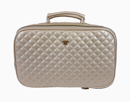 Amour Travel Case: Quilted Pearl