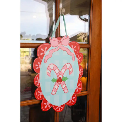 Scalloped Candy Cane