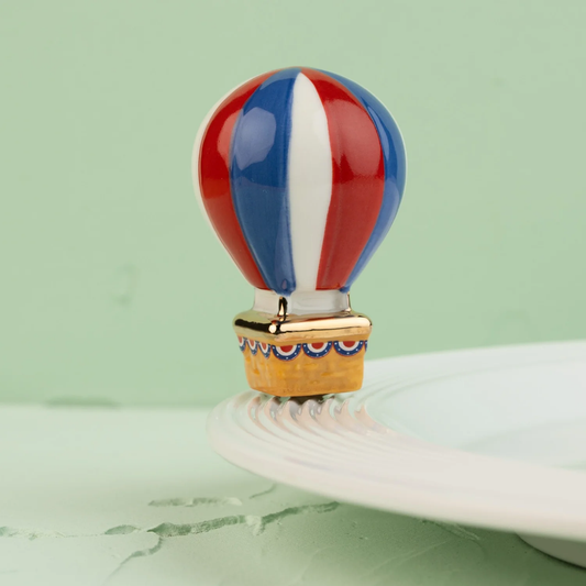 Nora Fleming Mini: Red White & Balloon