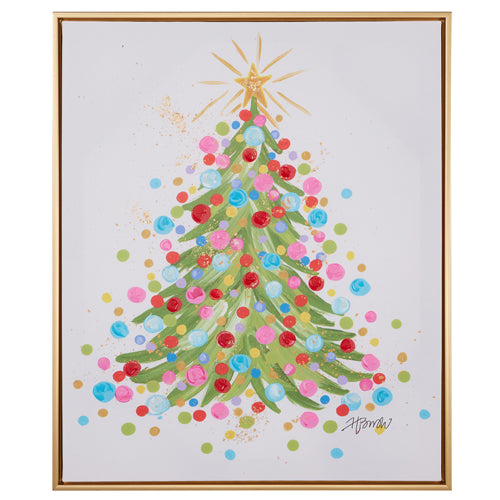 Confetti Tree Framed Wall Art