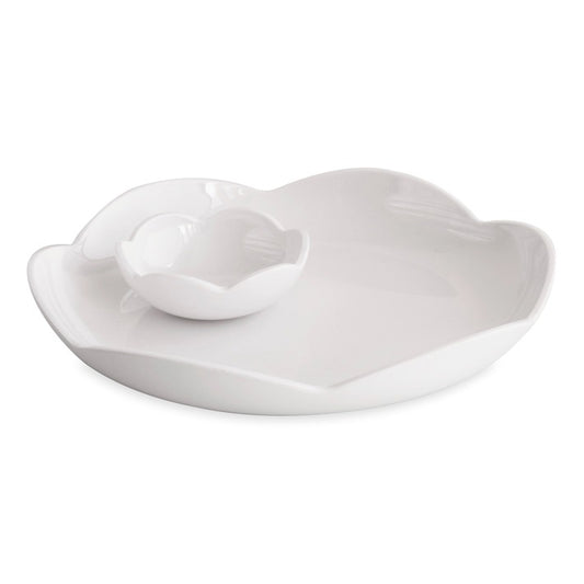 Beatriz Ball: VIDA Amelia Round Platter with Dip Bowl
