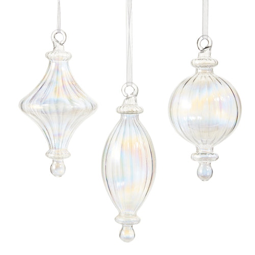 6" Iridescent Ornament (Assorted)