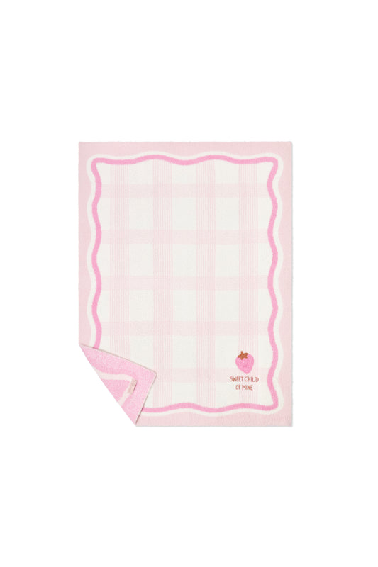Barefoot Dreams: CozyChic Strawberry Blanket