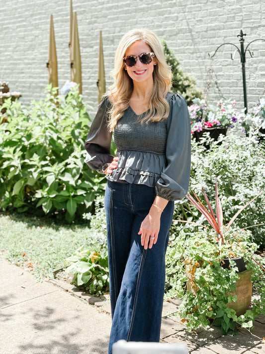 The Maggie Satin Top