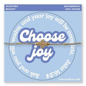 Let it Shine Bracelet / Sticker - Choose Joy