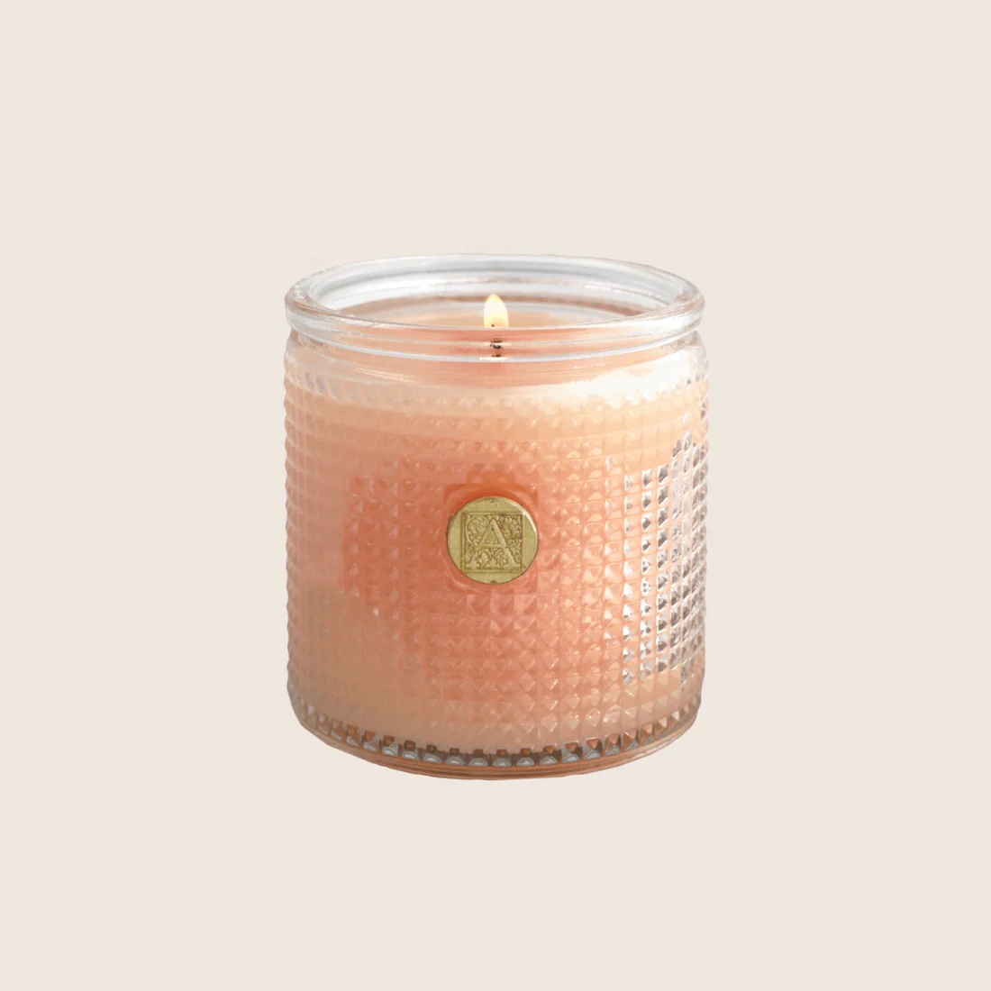 Aromatique Textured Glass 6oz Candle -