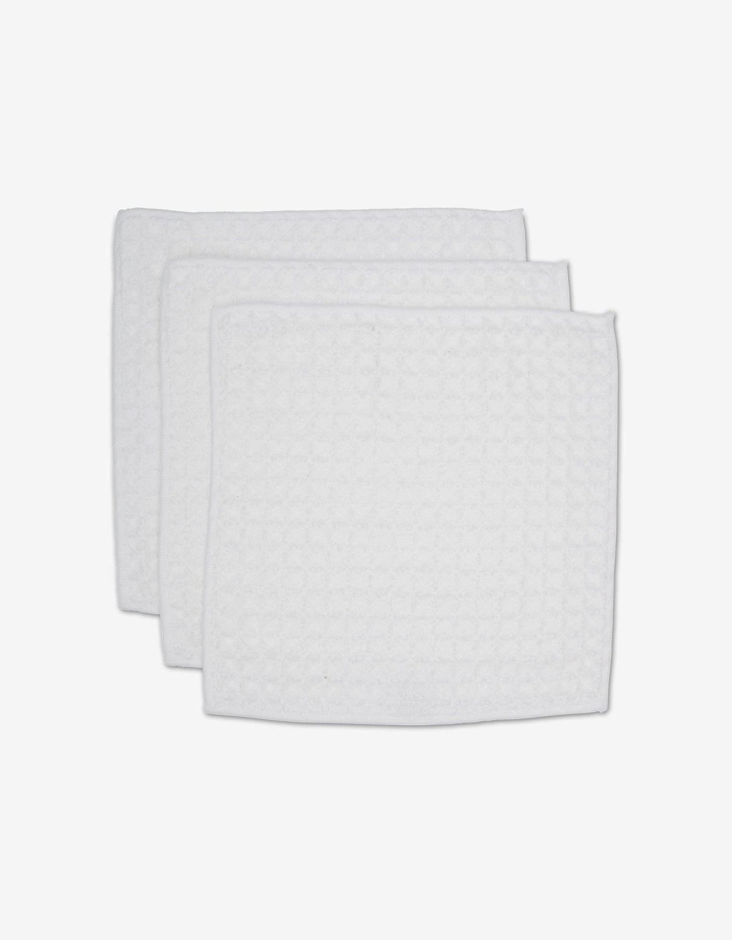 Geometry Waffle Washcloth Set of 3:
