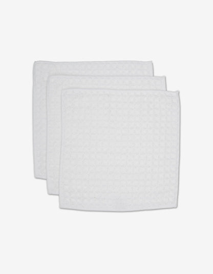 Geometry Waffle Washcloth Set of 3: