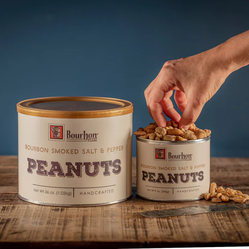 Bourbon Smoked Salt & Pepper Peanuts 9oz