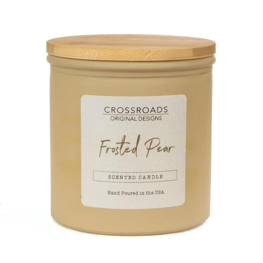 Colored Glass Candle: 14oz