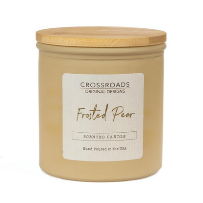 Colored Glass Candle: 14oz