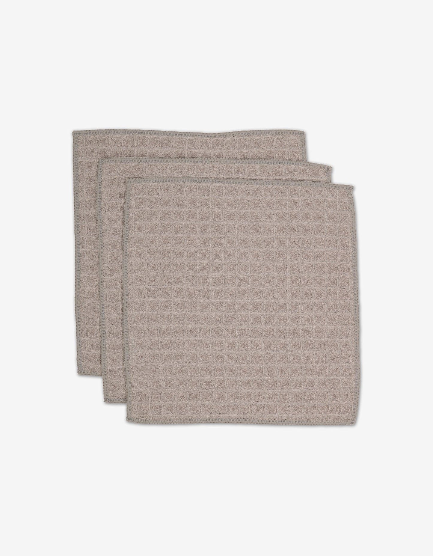 Geometry Waffle Washcloth Set of 3: