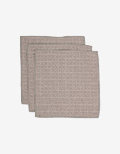 Geometry Waffle Washcloth Set of 3: