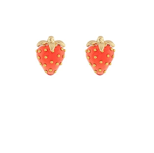 The Haley Strawberry Studs