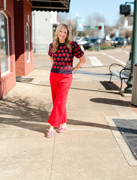 The Lulu Red Pant